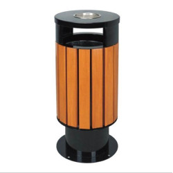 سلة مهملات خشبي سلة مهملات خشبي