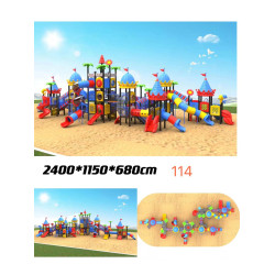 لعبة حدائق تستوعب 150 طفل مقاس :24*11.5*6.8متر 