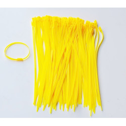 100 zipper ties for the columns, 40 cm, yellow color 100 zipper ties for the columns, 40 cm, yellow color