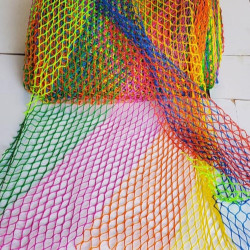 Indoor game net 3 meters long - colored Indoor game net 3 meters long - colored
