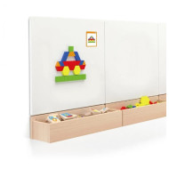 Magnetic wall exercise set with 9 different activities