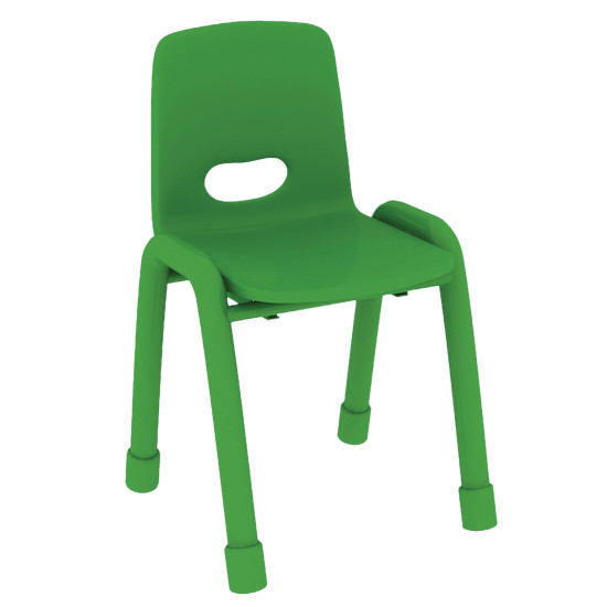 كرسي بلاستيك ارجل حديد ارتفاع 28سم