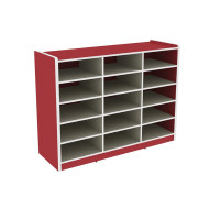 وحدة تخزين 15 خانه مقاس 120*40*90سم