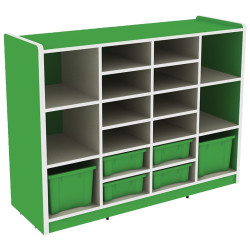 وحدة تخزين وسائل 18 خانه-دون الصناديق