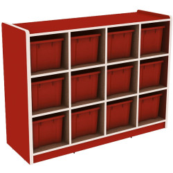 وحدة تخزين وسائل 12 خانه -دون الصناديق