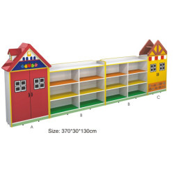 دولاب  تخزين 4 وحدات شكل المنزل دولاب  تخزين 4 وحدات شكل المنزل