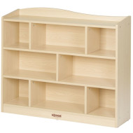 وحدة تخزين خشبية 8 خانات مقاس : 108*89*30سم