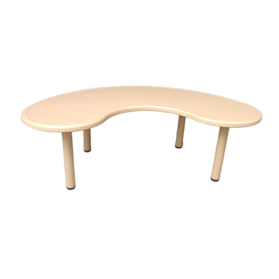 طاولة هلالية مستوى واحد بلاستيك مقاس : 156*85*52سم طاولة هلالية مستوى واحد بلاستيك مقاس : 156*85*52سم