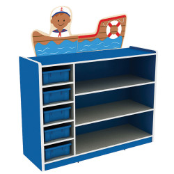 لوح تزين وحدات التخزين و الجدار القبطان - 53.5*53*9 سم