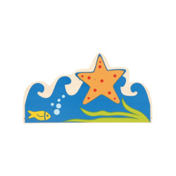 لوح تزين وحدات التخزين و الجدار نجمة البحر - 78*42.5*9 سم لوح تزين وحدات التخزين و الجدار نجمة البحر - 78*42.5*9 سم