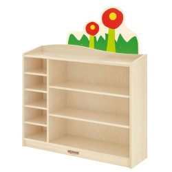 لوح تزين وحدات التخزين و الجدار -زهره - 78*46*9 سم