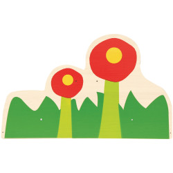 لوح تزين وحدات التخزين و الجدار -زهره - 78*46*9 سم لوح تزين وحدات التخزين و الجدار -زهره - 78*46*9 سم