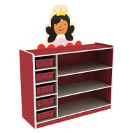 لوح تزين وحدات التخزين و الجدار الأميرة - 78* 62* 9 سم