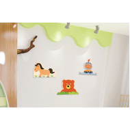 لوح تزين وحدات التخزين و الجدار الحصان - 78 *51*9 سم