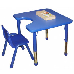 طاولة فردية متعدد المستويات مقاس : 70*70*46-75 سم