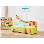 كنب صوفا ثلاثي - الزرافة مقاس: W110*D41*H70 كنب صوفا ثلاثي - الزرافة مقاس: W110*D41*H70