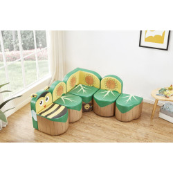 كنب صوفا النحلة 5 قطع  مقاس: متعدد كنب صوفا النحلة 5 قطع  مقاس: متعدد