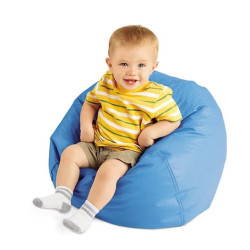 مقعد قراءه قماش بحبيبات فوم