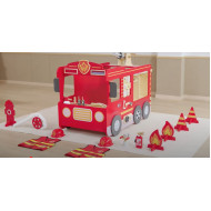 Model fire station - size 150*101*109cm