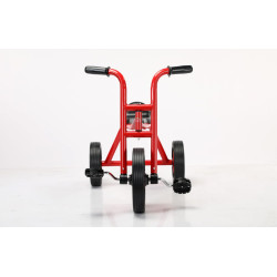 دراجة حديد ثلاثية العجلات مفرد-أحمر