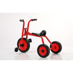 دراجة حديد ثلاثية العجلات مفرد-أحمر