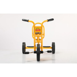 دراجة حديد ثلاثية العجلات مفرد-أصفر