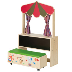 مسرح العرائس المميز مقاس :128.8*83.6*30سم مسرح العرائس المميز مقاس :128.8*83.6*30سم