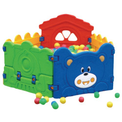 Ball Pit Barrier (Five-Sided) – Without Balls