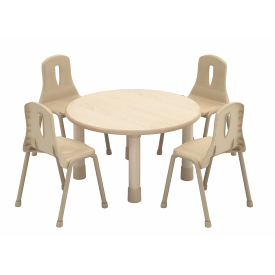 طاولة دائرية خشب 80*80*44سم طاولة دائرية خشب 80*80*44سم