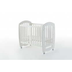 سرير أطفال أبيض 3 في 1 وسط مقاس السرير 105*71*97  مقاس المرتبة المقترح 90-100*60 سرير أطفال أبيض 3 في 1 وسط مقاس السرير 105*71*97  مقاس المرتبة المقترح 90-100*60