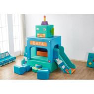 الرجل الآلي الكبير مع الزحليقة و الجلسات  مقاس: W2500*D1800*H2300/MM