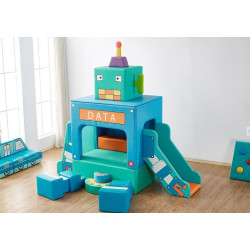 الرجل الآلي الكبير مع الزحليقة و الجلسات  مقاس: W2500*D1800*H2300/MM