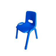 كرسي ابتدائي مقعد بلاستيك وارجل حديد ارتفاع المقعد 38 سم