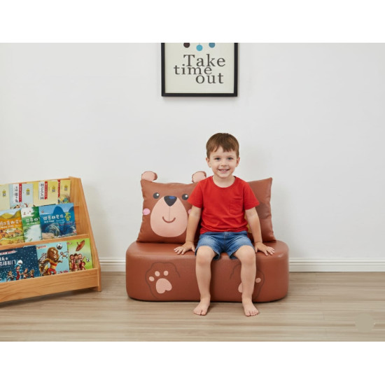 كنب الدب البني مقاس: 58*50*85 سم