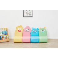 Colorful Character Sofa 4 Pieces Size: 64*40*144 cm