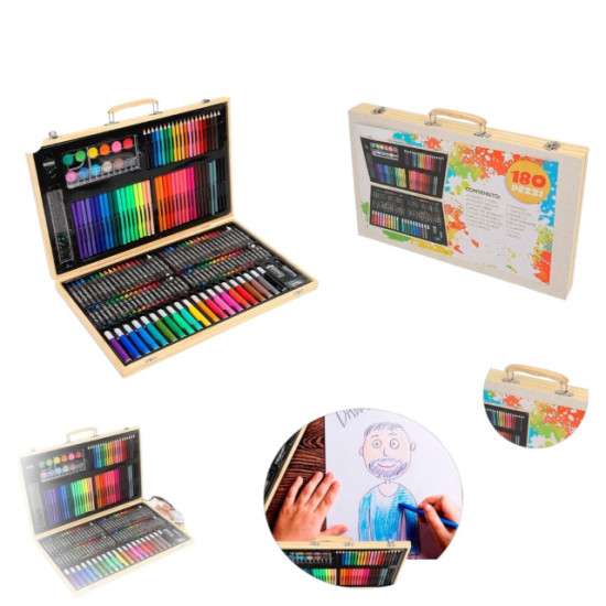 Wooden Color Bag 180 Pieces