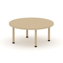 طاولة دائرية مستوى واحد بلاستيك مقاس:110*50 سم