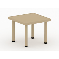 طاولة مربعة مستوى واحد بلاستيك مقاس: 60*60*50 سم