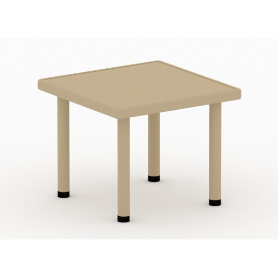 طاولة مربعة مستوى واحد بلاستيك مقاس: 60*60*50 سم