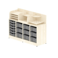 Multi Art Tool Storage Unit with Boxes Size: 137.5*46*100cm
