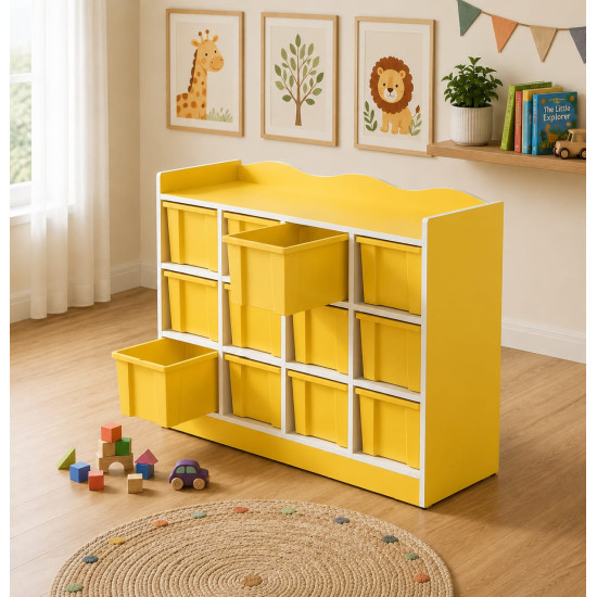 12 compartments storage unit without boxes Size: 120*90*40cm