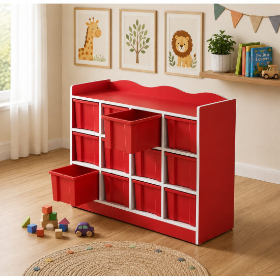 12 compartments storage unit without boxes Size: 120*90*40cm