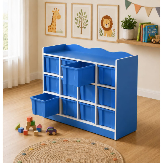 12 compartments storage unit without boxes Size: 120*90*40cm