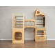 Play & Climbing Tower with Slide & Climbing Size: 180*112*184 cm