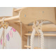 Wooden Swedish Exercise Wall with 4 Workout Pieces Size: 80*83*195 cm Wooden Swedish Exercise Wall with 4 Workout Pieces Size: 80*83*195 cm