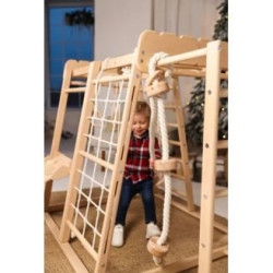 Wooden Jungle Kids Club with 4 Pieces Exercises Size: 139*98*107 cm Wooden Jungle Kids Club with 4 Pieces Exercises Size: 139*98*107 cm
