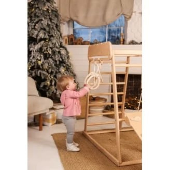Wooden Jungle Kids Club with 4 Pieces Exercises Size: 139*98*107 cm Wooden Jungle Kids Club with 4 Pieces Exercises Size: 139*98*107 cm