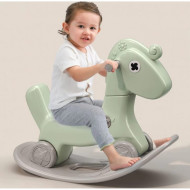 2-in-1 Horse Vibrator with Sounds - Green 2-in-1 Horse Vibrator with Sounds - Green