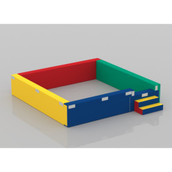 حوض رمل مع غطاء 300*300 سم