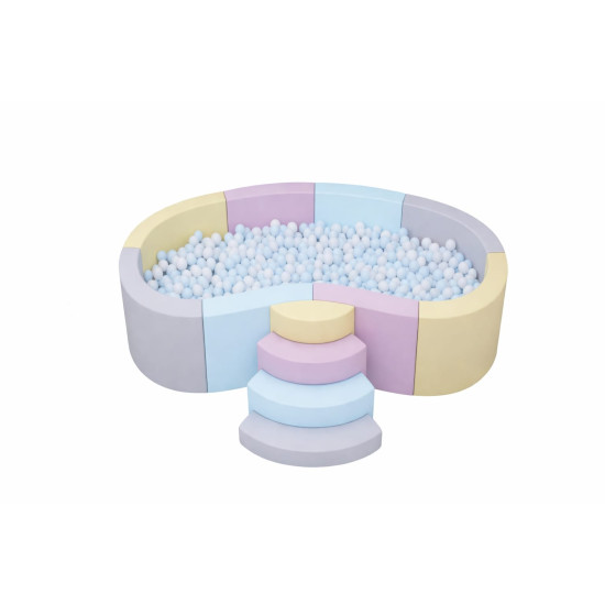 مسبح كرات مقوّس مقاس cm350*190*60